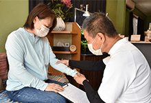 カウンセリング＆触診